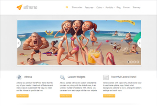 Athena: Premium Business/Portfolio WordPress Theme